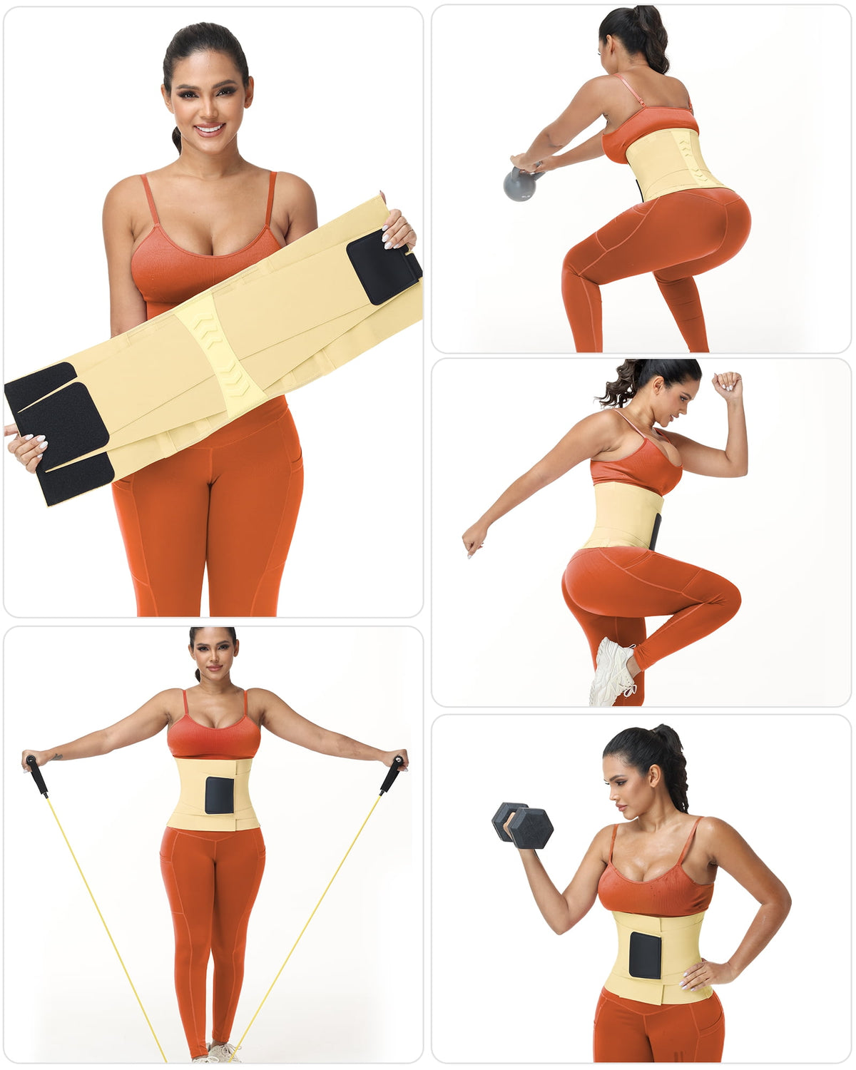 Waist Trainer for Women and Men Waist Cincher Trimmer Ab Belt with Triple Wrap
