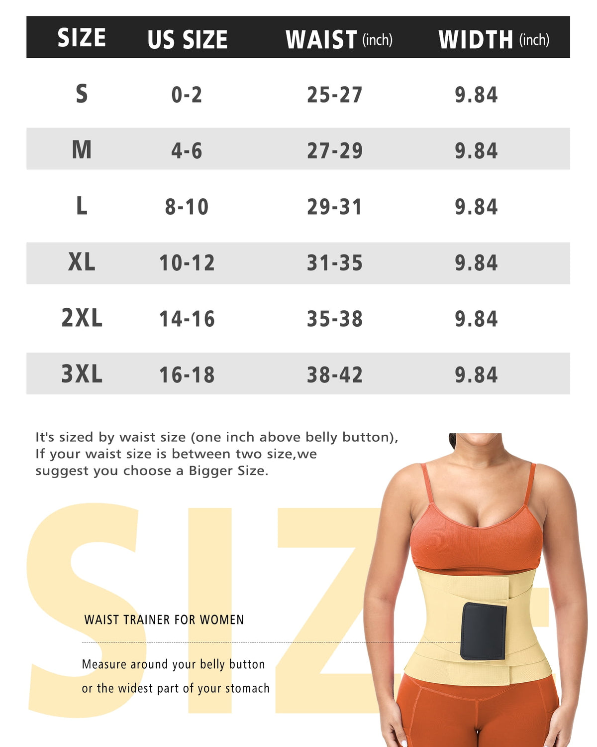 Waist Trainer for Women and Men Waist Cincher Trimmer Ab Belt with Triple Wrap